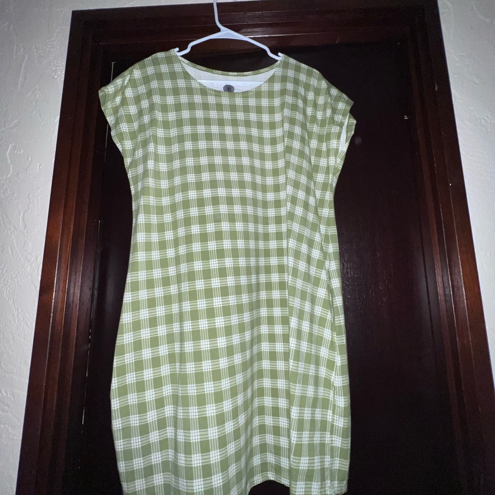 Kiele Green Palaka Hannah Dress